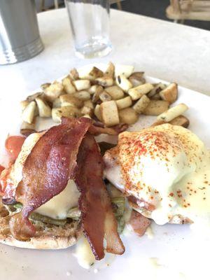 Hiker's Benedict, outstanding!