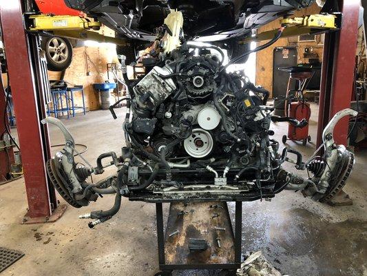 2011 BMW X5 4.4l timing chain and valve seal replacement