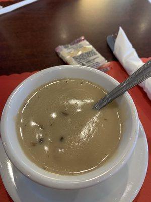 Cream of mushroom soup