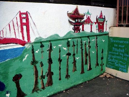 A Mural Painted By Sutro Students