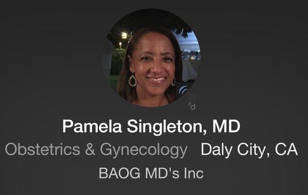 Dr. Pamela D. Singleton of Bay Area Obstetrics & Gynecology