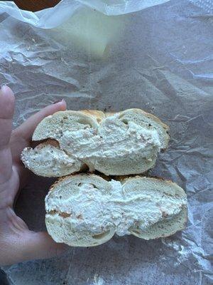 Lox and Cream Cheese Bagel