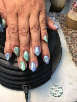 Chrome nails