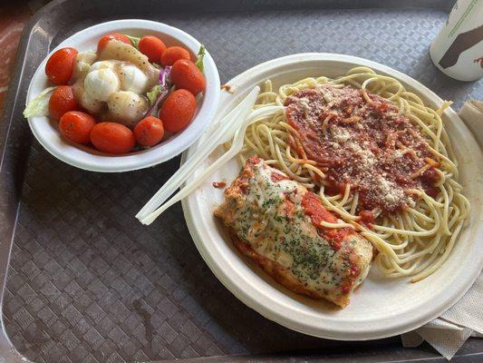 Beef cannellini w/ caprese salad