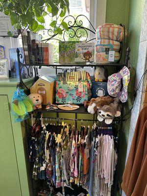 Fun new books and Warmie Dolls at Carly's plus. Great kid's clothing from Matilda Jane, Milk Barn and Warmies.