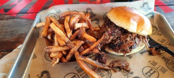 Beef eater brisket sandwich