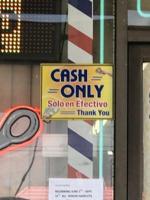 Cash Only