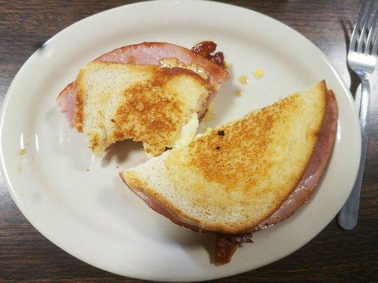 The Meltdown sandwich.  True American diner breakfast.  Delicious!