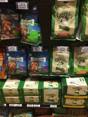 Greenies @ 21.99 for 8 Large bones or 12 regular