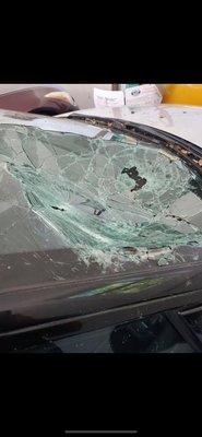 Hail Damaged Windshield Repair