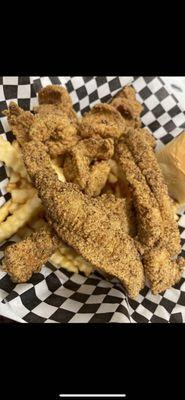 Catfish Basket with Shrimp lunch