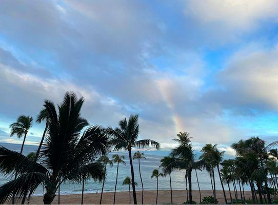 Early morning view from our Lanai.