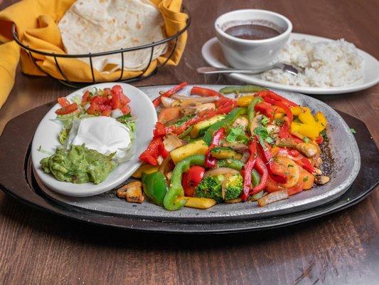 Vegetable fajita