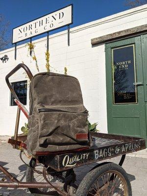 I just picked up this gorgeous handmade Murray Backpack!