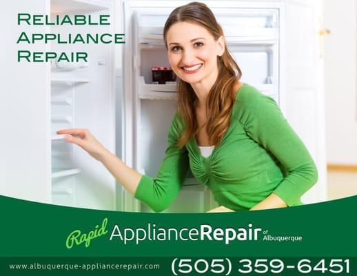 Rapid Appliance Repair of Albuquerque
Reliable Appliance Repair
http://www.albuquerque-appliancerepair.com