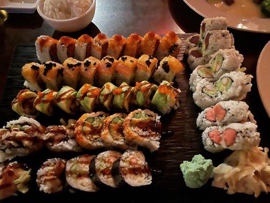 Variety of Sushi