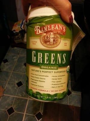 Supergreen food powder