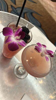 Como La Flor and edible glitter martini