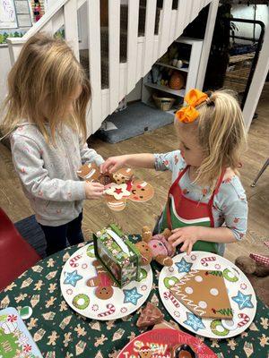 Dramatic play area is always fun and lends to great interactions and communication skills building.