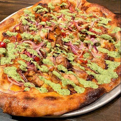 Peruvian Chicken Pizza