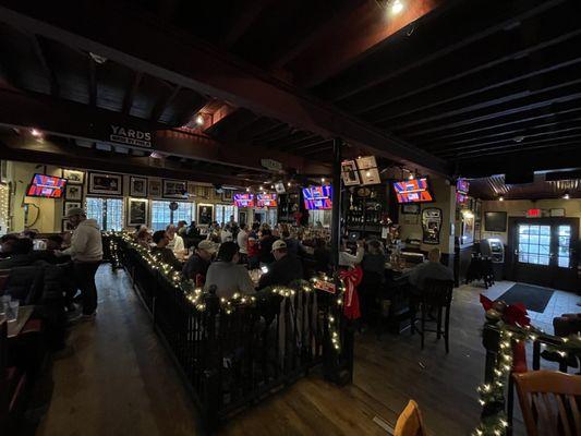 The main interior of the Pour House.