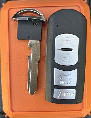 mazda smart key