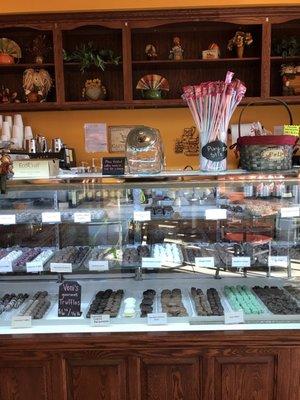 Tons of chocolates to choose from!