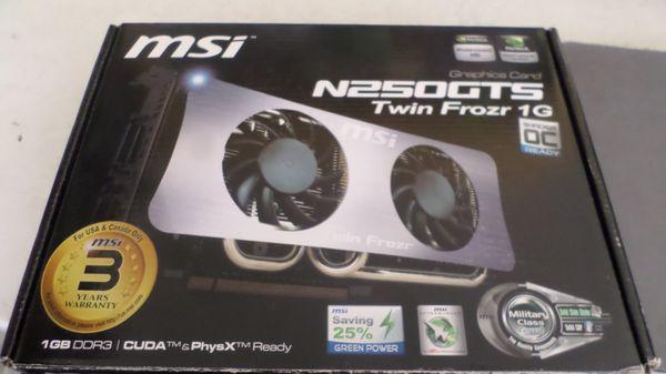 Nvidia N250GTS $180.00