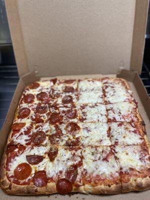 Sicilian pizza