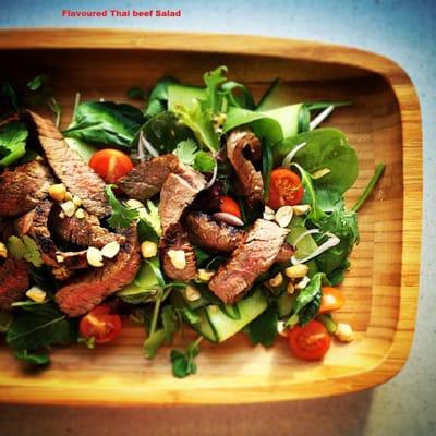 Flavored Beef Salad