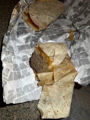 sheeetz hamburger quesadilla