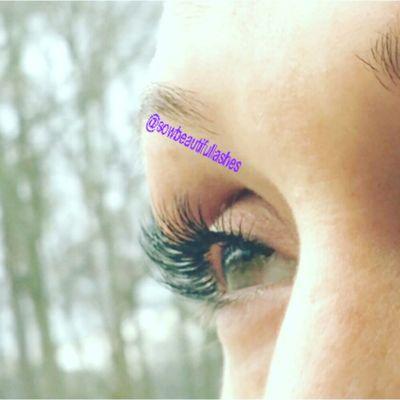 Eyelash extensions gives your eyes that extra "pop"