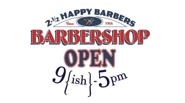 Open Tuesday-Saturday