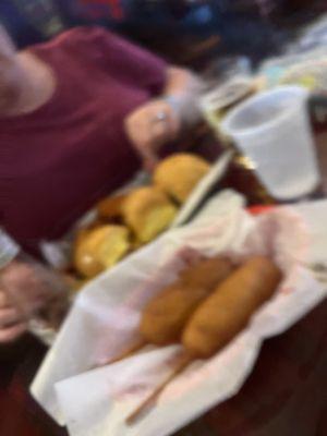 Corn dogs