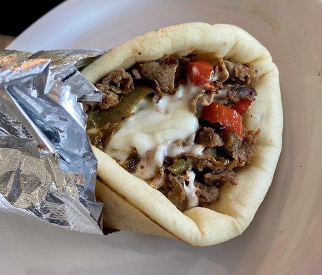 Philly Steak Pita was great!