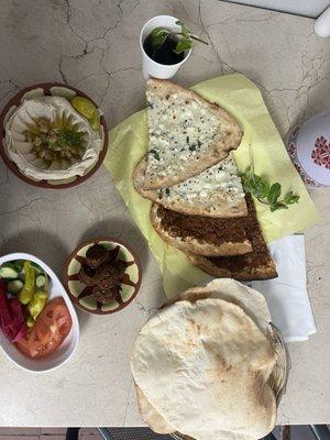 Traditional Arabic breakfast