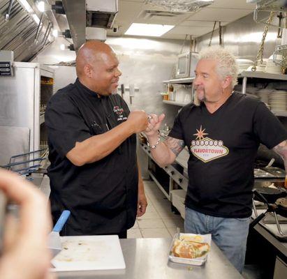 Dinners, Drive-ins and Dives, Season 40, 
Episode 7 - Home Cooked Flavor on Food Network