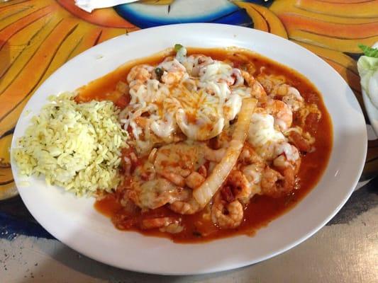 Camarones a La Diabla