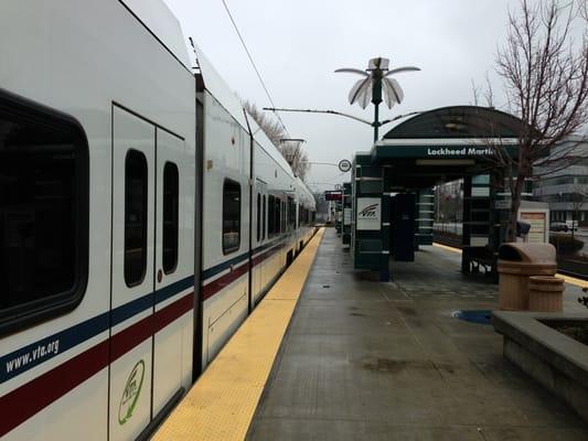 VTA - Lockheed Martin Light Rail Station