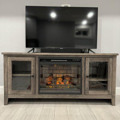 Fireplace TV Stand