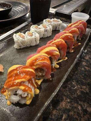 Salmon roll & devil tuna roll