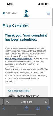 I've filed a complaint with the BBB, and the attorney general over this place. My advice is do not buy anything from carhop