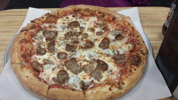 Great sausage pizza