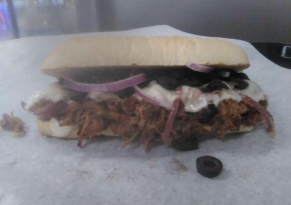 BBQ Pulled Pork Sub