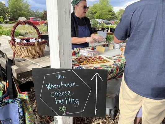 Cheese tasting