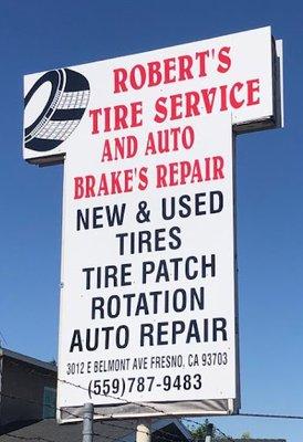 Robert's Tire Service and Auto Brakes Repair