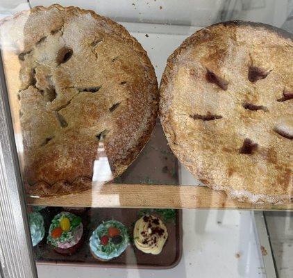 Bakery:  fruit pies, cupcakes, cookies & breakfast time baked bread.