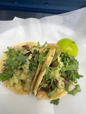 Steak tacos