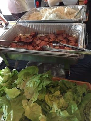 Char Siu Bacon Lettuce Wrap