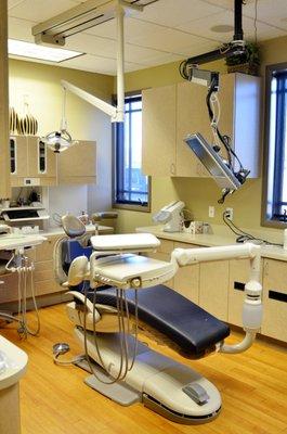 A look inside our exam rooms at our Castle Rock dentist.